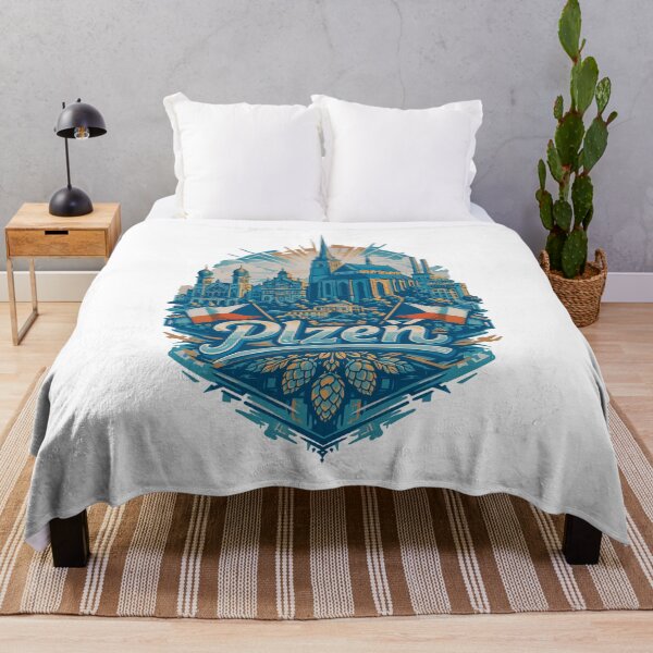 Item preview, Plzeň Skyline – Pride & Home Pilsen Design designed and sold by Pineapple-Tree.