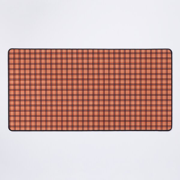 Item preview, Orange Preppy Checkered Grid Pattern | Retro Collegiate Aesthetic | Orange Navy Gingham Check Pattern | Orange Navy Gingham Pattern designed and sold by VivaFy.