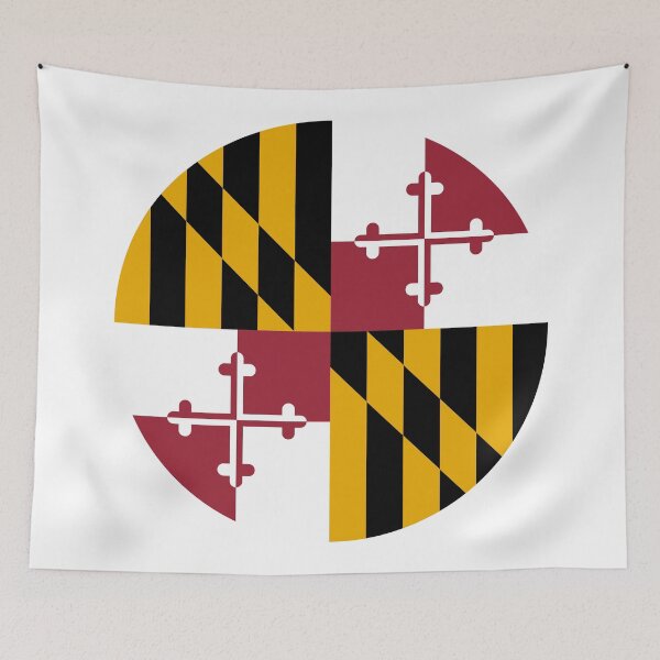 Item preview, Maryland Circle Flag Moving Away Gift, Homesick MD Present designed and sold by shitpostee.