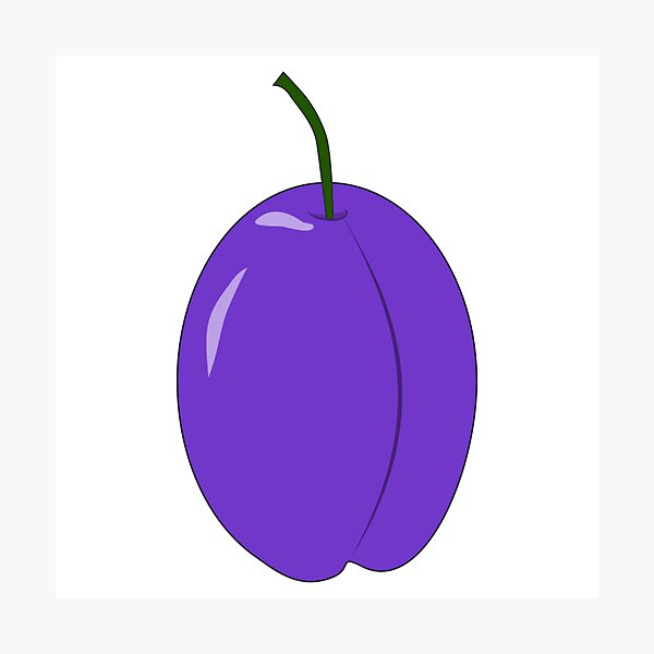 Item preview, Plum, purple, sweet fruit designed and sold by PoppyPurple.