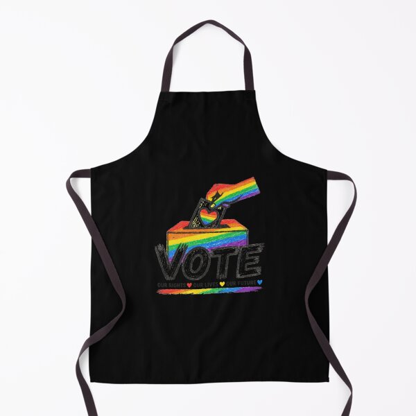 Item preview, LGBTQ Vote People Power – Pride Equality Democracy designed and sold by TEEJAMBOREE.