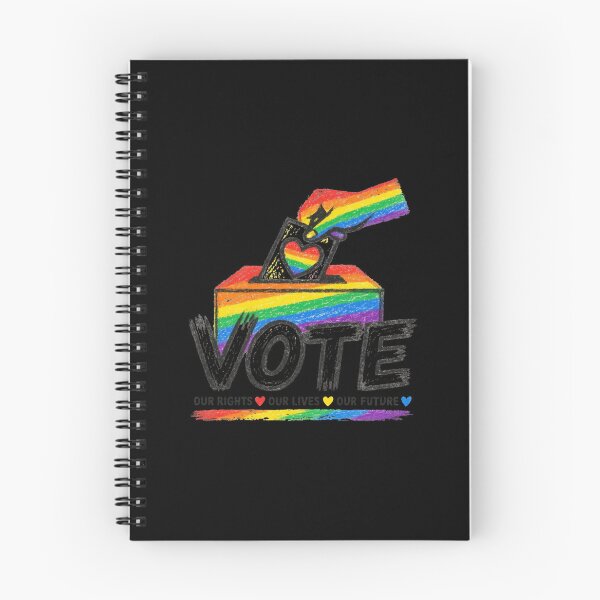 Item preview, LGBTQ Vote People Power – Pride Equality Democracy designed and sold by TEEJAMBOREE.