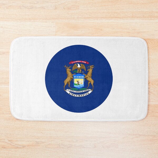 Item preview, Michigan Circle Flag Moving Away Gift, Homesick MI Present designed and sold by shitpostee.