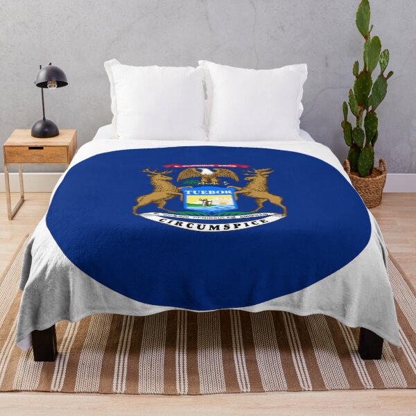 Item preview, Michigan Circle Flag Moving Away Gift, Homesick MI Present designed and sold by shitpostee.