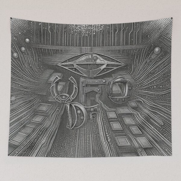 Item preview, UFO DF — Futuristic Multiverse Artifact designed and sold by dragon580 // Waaa… the killer shark ran away.