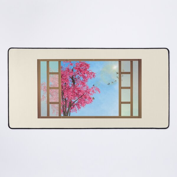 Item preview, Blossoms beyond the window designed and sold by Zestypickles.