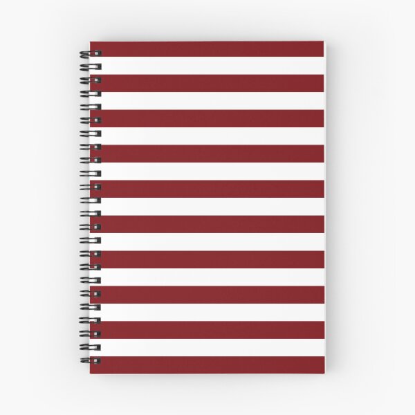 Item preview, Horizontal stripes in Cherry red and white designed and sold by RishabhArts1.