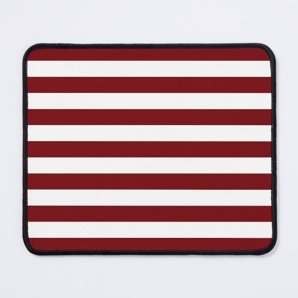 Item preview, Horizontal stripes in Cherry red and white designed and sold by RishabhArts1.