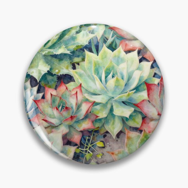 Item preview, Succulent Garden Illustration designed and sold by Serene Strokes Art.