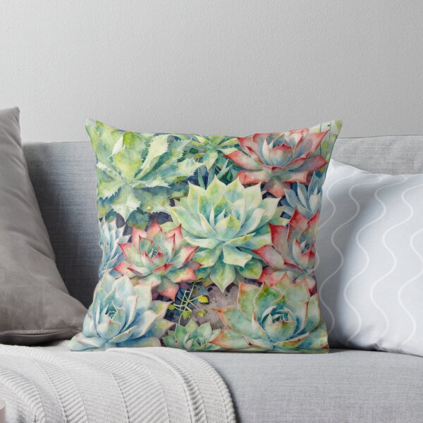 Item preview, Succulent Garden Illustration designed and sold by Serene Strokes Art.