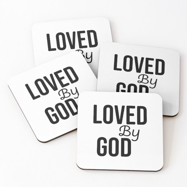 Item preview, Loved By God – Christian Faith Typography T-Shirt Design designed and sold by CrossCrafted.