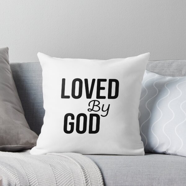 Item preview, Loved By God – Christian Faith Typography T-Shirt Design designed and sold by CrossCrafted.