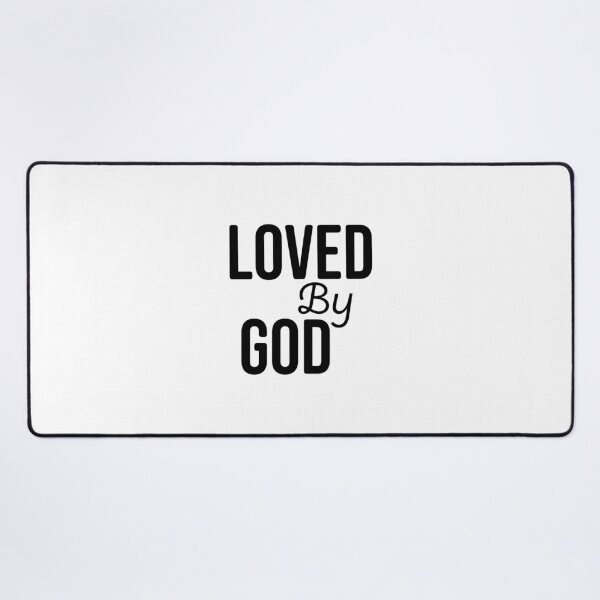 Item preview, Loved By God – Christian Faith Typography T-Shirt Design designed and sold by CrossCrafted.