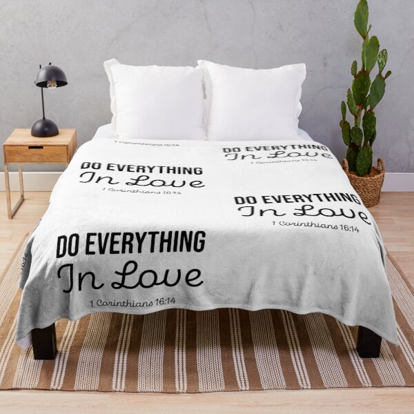 Item preview, Do Everything In Love – Christian Faith Typography T-Shirt Design designed and sold by CrossCrafted.