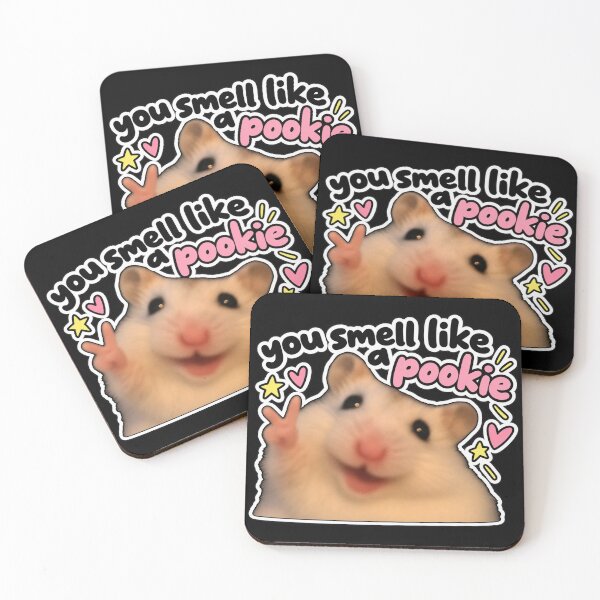 Item preview, You smell like a pookie - crazy hamster  designed and sold by MileAMinBrain.