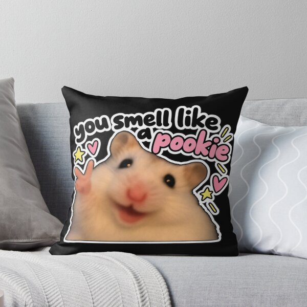 Item preview, You smell like a pookie - crazy hamster  designed and sold by MileAMinBrain.