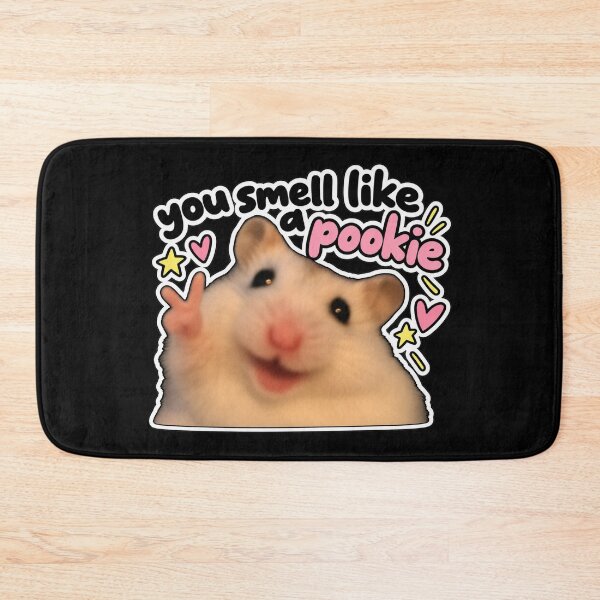 Item preview, You smell like a pookie - crazy hamster  designed and sold by MileAMinBrain.