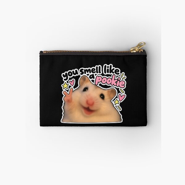 Item preview, You smell like a pookie - crazy hamster  designed and sold by MileAMinBrain.