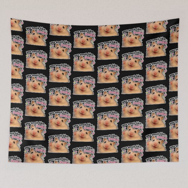 Item preview, You smell like a pookie - crazy hamster  designed and sold by MileAMinBrain.