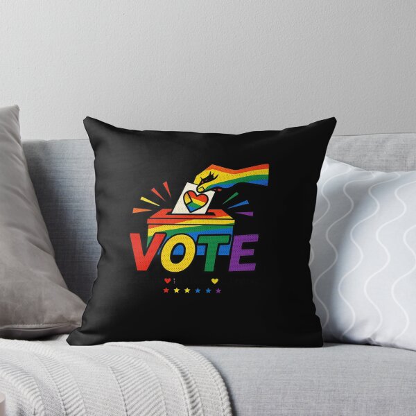 Item preview, LGBTQ Vote People Power – Pride Equality Democracy designed and sold by TEEJAMBOREE.