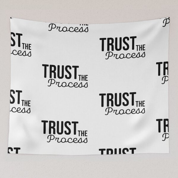 Item preview, Trust The Process – Christian Faith Typography T-Shirt Design designed and sold by CrossCrafted.
