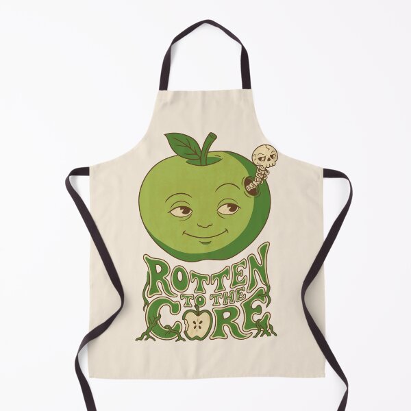 Item preview, Vintage apple with sarcastic skull worm - Light Colors Edition designed and sold by Shyla Marsare.