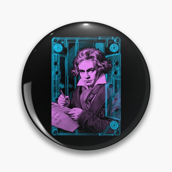 Item preview, Beethoven Classical Music Composer Playlist Cassette Pop Art designed and sold by GrandeDuc.