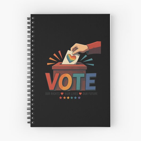 Item preview, LGBTQ Vote People Power – Pride Equality Democracy designed and sold by TEEJAMBOREE.