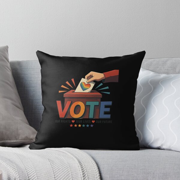 Item preview, LGBTQ Vote People Power – Pride Equality Democracy designed and sold by TEEJAMBOREE.