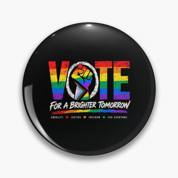 Item preview, LGBTQ Vote People Power – Pride Equality Democracy designed and sold by TEEJAMBOREE.