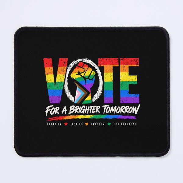 Item preview, LGBTQ Vote People Power – Pride Equality Democracy designed and sold by TEEJAMBOREE.