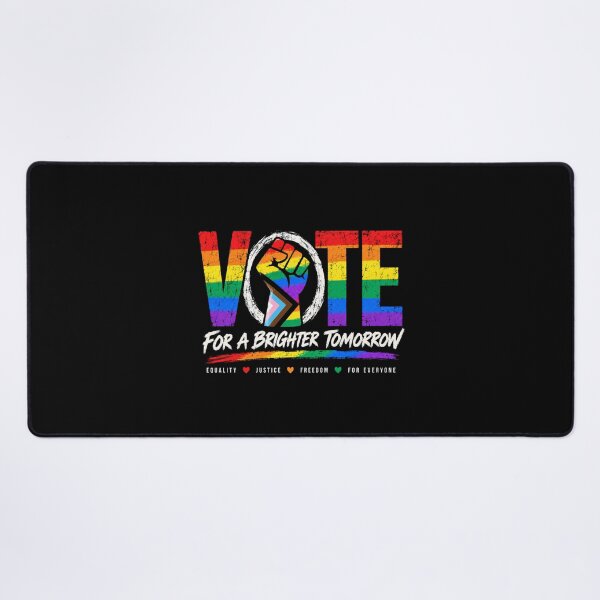 Item preview, LGBTQ Vote People Power – Pride Equality Democracy designed and sold by TEEJAMBOREE.