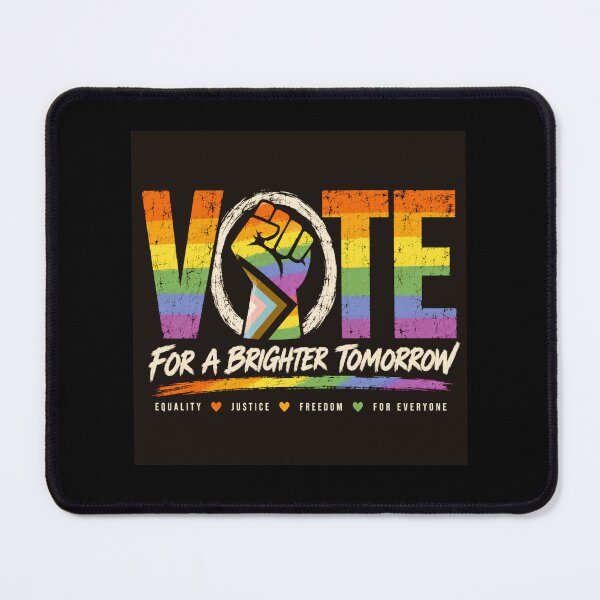 Item preview, LGBTQ Vote People Power – Pride Equality Democracy designed and sold by TEEJAMBOREE.