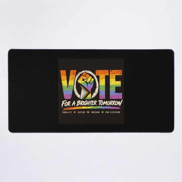 Item preview, LGBTQ Vote People Power – Pride Equality Democracy designed and sold by TEEJAMBOREE.