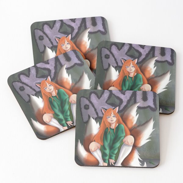 Item preview, Akyu the Kitsune Five-Tailed Fox designed and sold by Nekogobido.