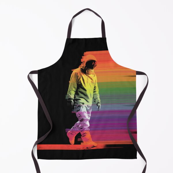 Item preview, Astronaut walking in colorful space designed and sold by anytka.