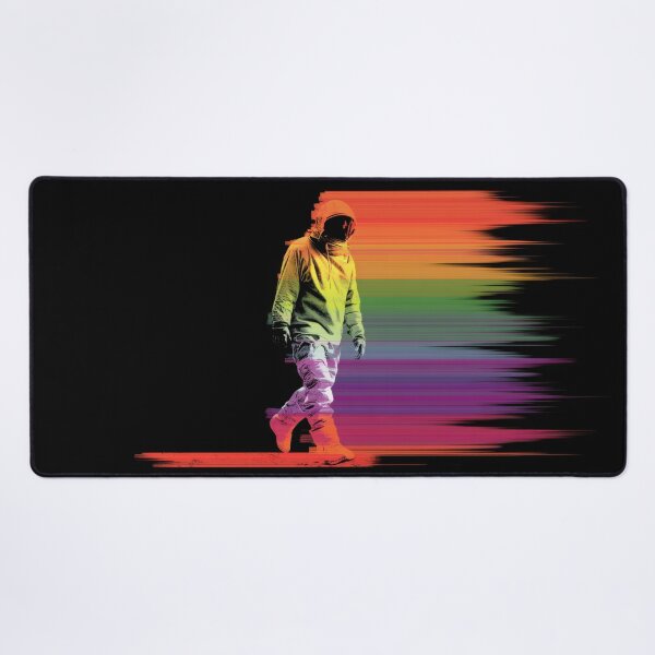 Item preview, Astronaut walking in colorful space designed and sold by anytka.