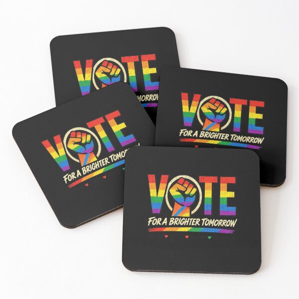 Item preview, LGBTQ Vote People Power – Pride Equality Democracy designed and sold by TEEJAMBOREE.