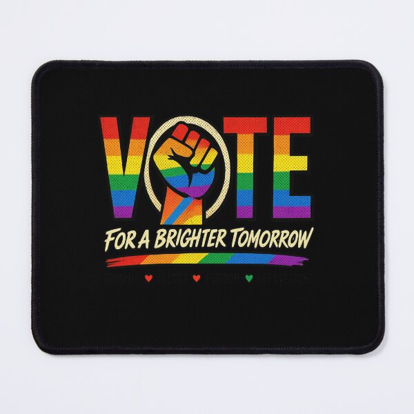 Item preview, LGBTQ Vote People Power – Pride Equality Democracy designed and sold by TEEJAMBOREE.