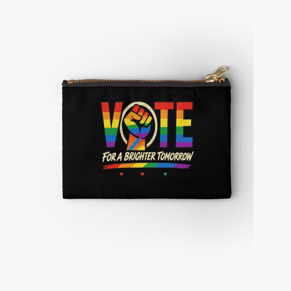 Item preview, LGBTQ Vote People Power – Pride Equality Democracy designed and sold by TEEJAMBOREE.
