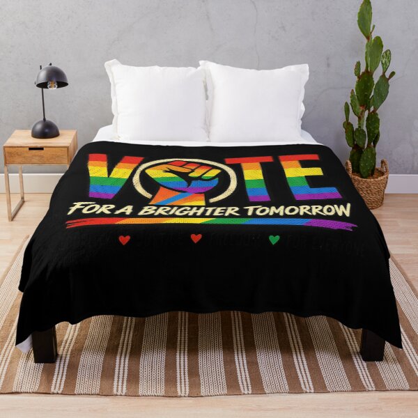 Item preview, LGBTQ Vote People Power – Pride Equality Democracy designed and sold by TEEJAMBOREE.