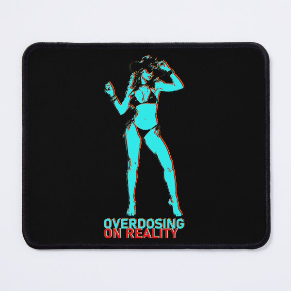 Item preview, Overdosing On Reality Glitch Typography Girl designed and sold by Edwere.