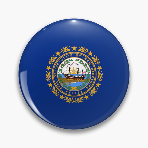 Item preview, New Hampshire Circle Flag Moving Away Gift, Homesick NH Present designed and sold by shitpostee.