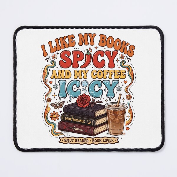 Item preview, I Like My Books Spicy And My Coffee Icy Shirt | Dark Romance Smut Reader | Funny Book Lover Iced Coffee designed and sold by StyxIND.
