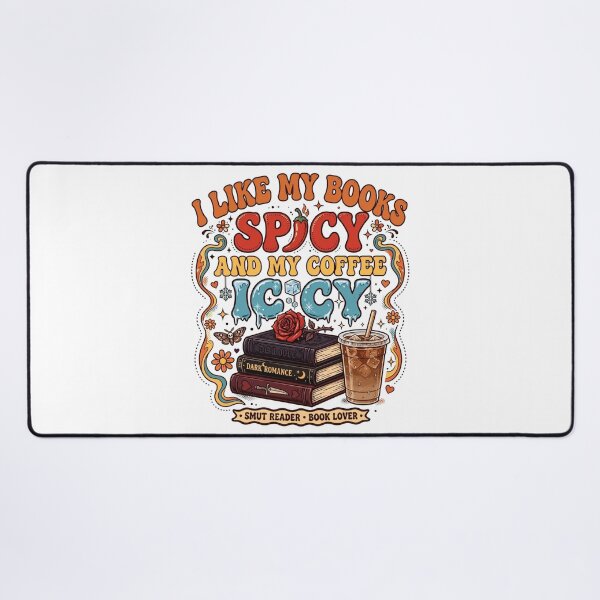 Item preview, I Like My Books Spicy And My Coffee Icy Shirt | Dark Romance Smut Reader | Funny Book Lover Iced Coffee designed and sold by StyxIND.