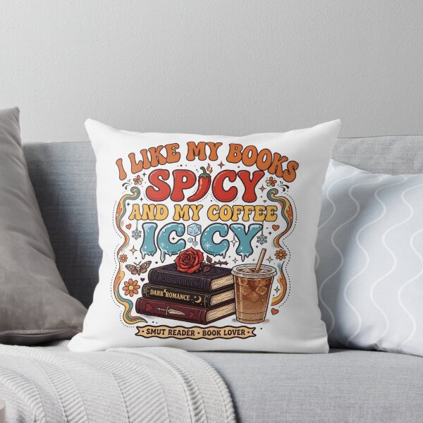Item preview, I Like My Books Spicy And My Coffee Icy Shirt | Dark Romance Smut Reader | Funny Book Lover Iced Coffee designed and sold by StyxIND.