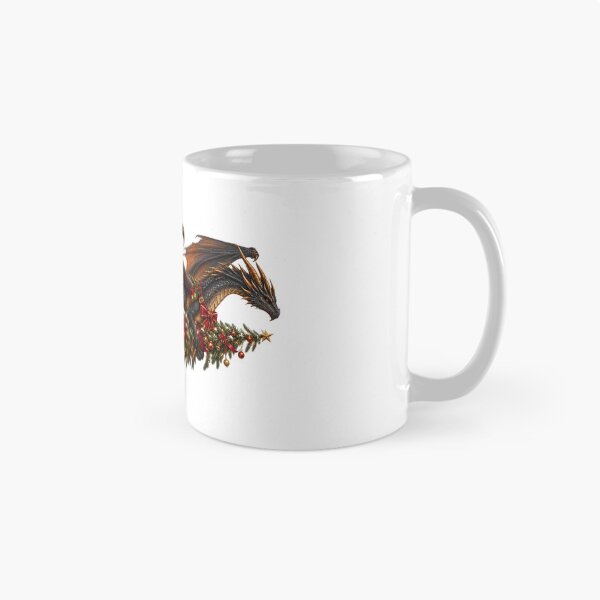 Item preview, Christmas Dragon with Tree designed and sold by ColorFlowArt.