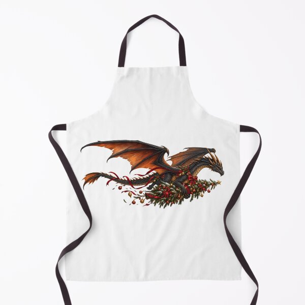 Item preview, Christmas Dragon with Tree designed and sold by ColorFlowArt.