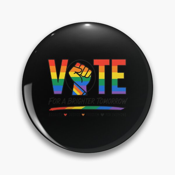 Item preview, LGBTQ Vote People Power – Pride Equality Democracy designed and sold by TEEJAMBOREE.