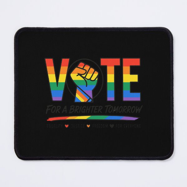 Item preview, LGBTQ Vote People Power – Pride Equality Democracy designed and sold by TEEJAMBOREE.